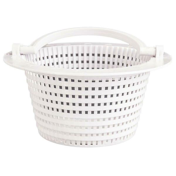 Custom Molded Products Above Ground Skimmer Basket, White 25512000991